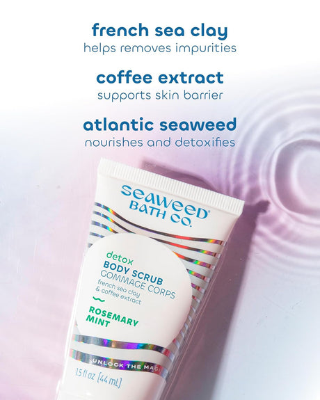 The Seaweed Bath Co. Detox Exfoliating Awaken Scrub, 6 Fl Oz