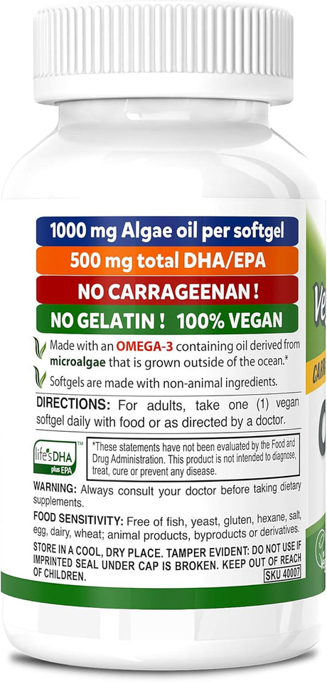 Vitamin supplement bottle with label detailing ingredients and usage instructions.