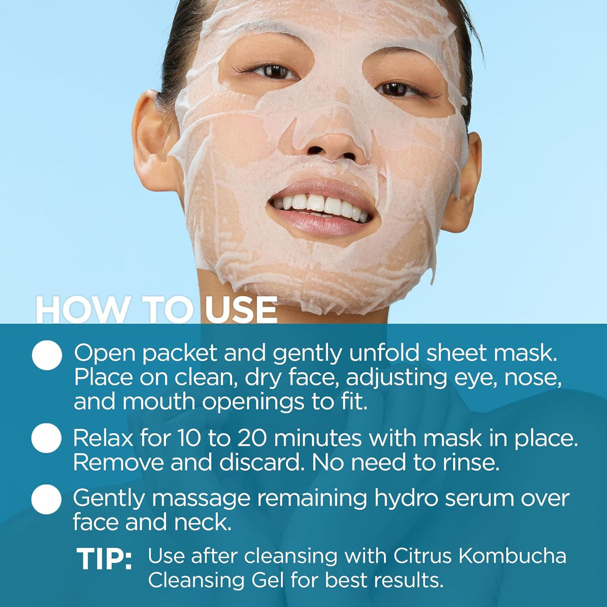 Andalou Naturals Instant Pure Pore Facial Mask, Coconut Water Clarifying, Case of 6, 0.6 Fl Oz – Natural Pore Refining Treatment