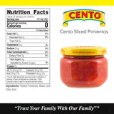 Cento Premium Quality Sweet Pimientos, 4 Oz, Pack of 12