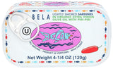 Bela-olhao Smoked Sardines in Piri Piri Sauce, (Pack of 12) 4.23 Oz - Cozy Farm 