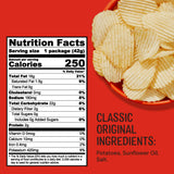 The Good Crisp Company, Original Crinkle Potato Chips, Case of 12, 5.5 Oz