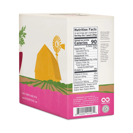 Serenity Kids Pouch Roots (Pack of 6 - 3.5 Oz.)