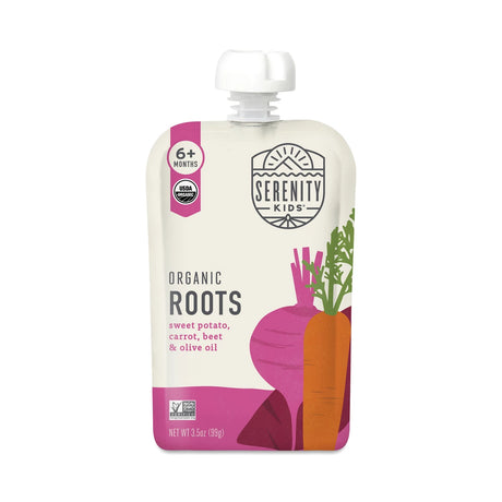 Serenity Kids Pouch Roots (Pack of 6 - 3.5 Oz.)