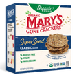 Box of Mary's Gone Crackers SuperSeed Classic Crackers on a white background