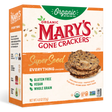Box of Mary's Gone Crackers Super Seed Everything Crackers on a white background