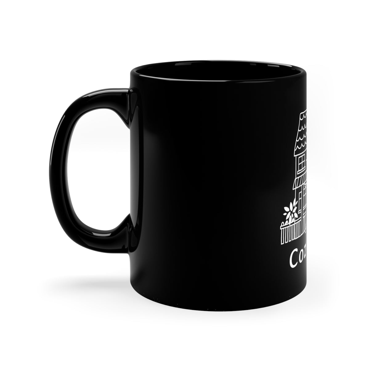 Cozy Farm Black Coffee Mug, 11 Oz - Cozy Farm 