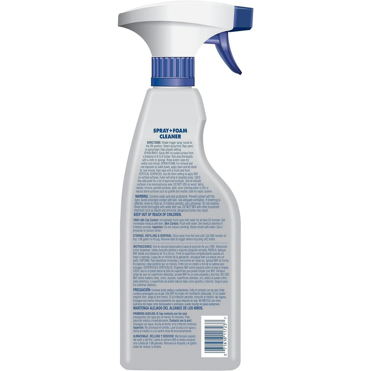 Bar Keepers Friend Spray & Foam  Multi-Surface Cleaner MORE, 25.4 fl oz, Pack of 6