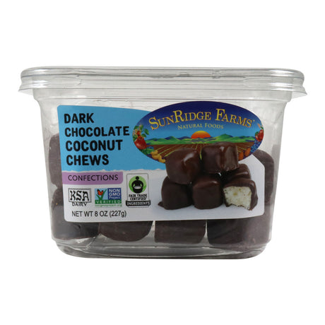Sunridge Farms Chews Dark Chocolate Coconut Candy, 8 Oz (Case of 12) - Cozy Farm 