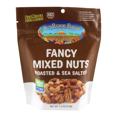 Sunridge Farms Mixed Nuts, Fancy Roasted Salted, 8 Oz (Pack of 12) - Cozy Farm 