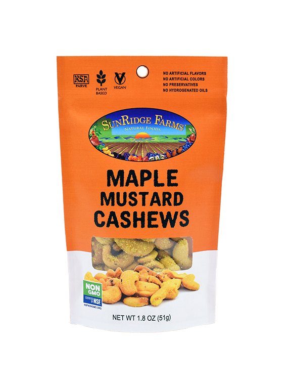 Sunridge Farms Cashews Maple Mustard - 1.8 Oz (Case of 8) - Cozy Farm 