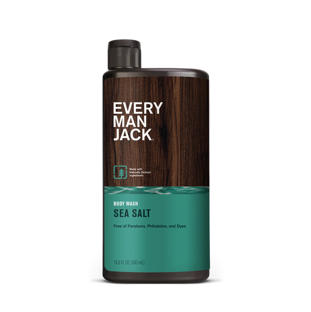 Every Man Jack Body Wash, Sea Salt - 16.9 Fl Oz - Cozy Farm 