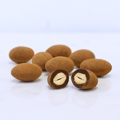 Marich Mex Vanilla Dark Chocolate Almonds - 10 Lb. - Cozy Farm 