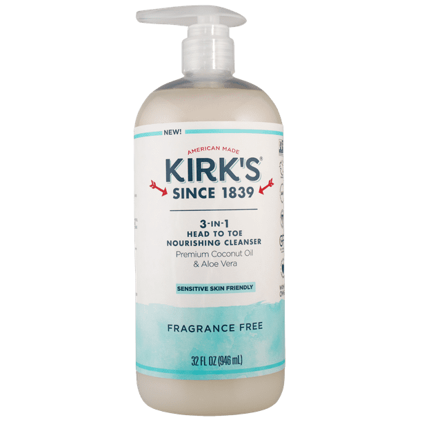 Kirk's Original 3-in-1 Fragrance-Free Cleanser