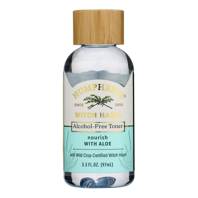 Humphreys Homeopathic Remedies Witch Hazel Toner with Aloe (Pack of 12 - 3.3 Fl Oz) - Cozy Farm 