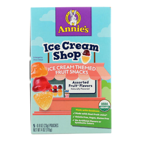 Annie's Homegrown Fruit Snack Ice Cream Shop, 10 Pack, 4 oz. Each - Cozy Farm 