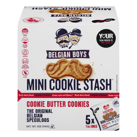Belgian Boys Cookie Butter Mini Stash, 8 Count 5.1 Oz - Cozy Farm 