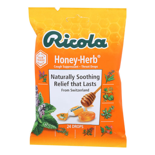 Ricola Honey Herb Cough Drops (Pack of 6-24ct) - Cozy Farm 