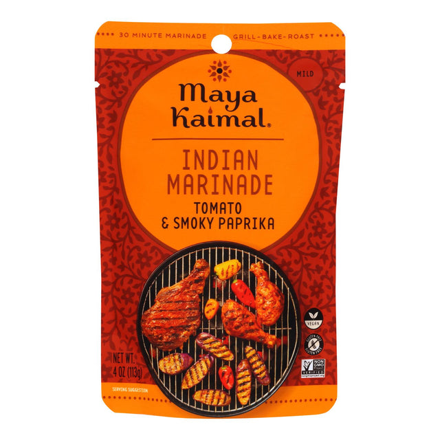 Jars  Maya Kaimal - Indn Marnd Tomato Paprika (Pack of 6-4oz Jars) - Cozy Farm 