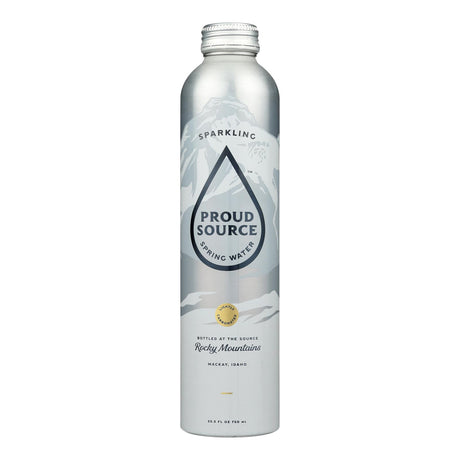 Proud Source 0.9°C Temperature Natural Spring Water (25.3 fl oz, Pack of 12) - Cozy Farm 
