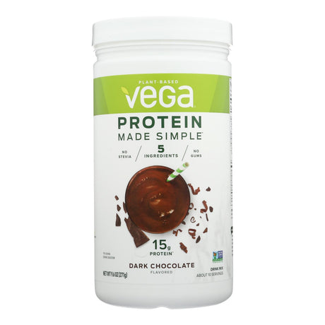 Vega Protein Drink Mix Dark Chocolate  - 9.6 Oz - Cozy Farm 