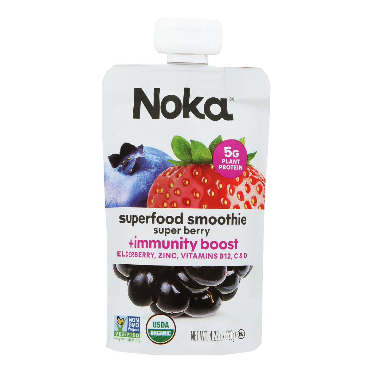 Noka Smthi Spf Super Berry (Pack of 6 - 4.22 Oz) - Cozy Farm 