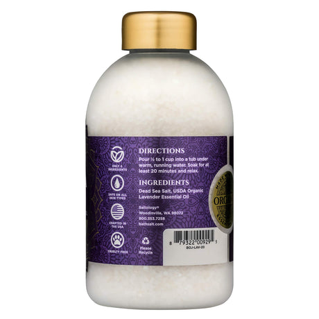 Bokek Dead Sea Lavender Bath Salt, 1 x 21oz Pack