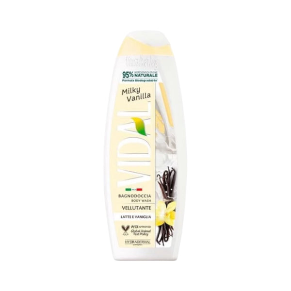 Vidal Milk Vanilla Body Wash, 500ml