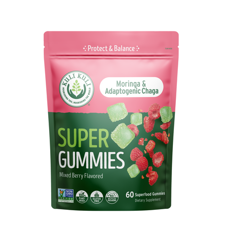 Kuli Kuli Spr Gummy Moringa Chaga (60-ct Pack) - Cozy Farm 