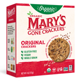 Box of Mary's Gone Crackers Original Crackers with a cookie on the label.