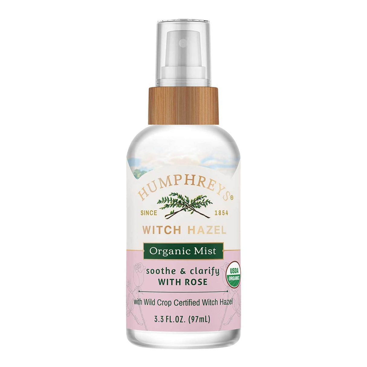 Humphreys Witch Hazel Mist with Rose, 3.3 Fl Oz (Pack of 12) - Cozy Farm 
