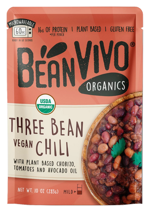 Bean Vivo - Chili 3 Bean Vegan, 10 Oz, Pack of 6 - Cozy Farm 