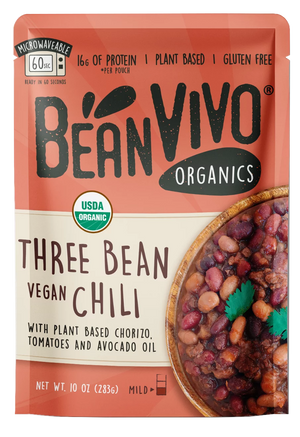 Bean Vivo - Chili 3 Bean Vegan, 10 Oz, Pack of 6 - Cozy Farm 