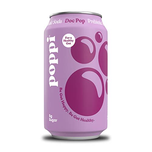 Poppi Prebiotic Soda Doc Pop, 12oz Case of 12 - Cozy Farm 