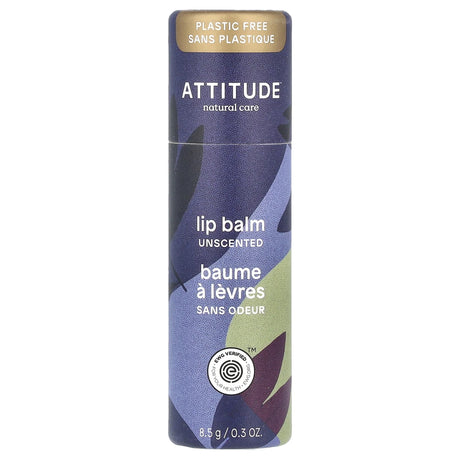 Attitude - Unscented Lip Balm 0.3 oz (Pack of 12) - Hydrating Lip Care
