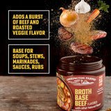 Orrington Farms Broth Base Flavored With Other Natural Flavor - Beef - Case Of 6 - 12 Oz.