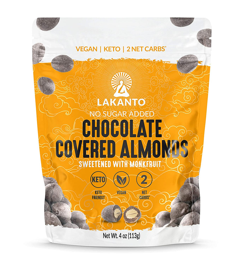 Lakanto Almond Chocolate Covered (Pack of 8 - 4oz) - Cozy Farm 