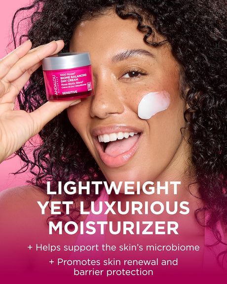 Andalou Naturals Biome Balancing Sensitive Face Cream, Gluten-Free, 1.7 Oz.