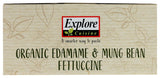 Box of Explore Cuisine Organic Edamame & Mung Bean Fettuccine with leaf design