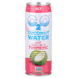 C2O Pure Coconut Water with Ginger, Lime & Turmeric, 17.5 fl. oz. (Case of 12)