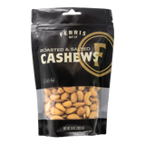 Ferris Nut Co. - Salted Roasted Cashews, 10 oz (Pack of 12) - Gluten-Free Snacks