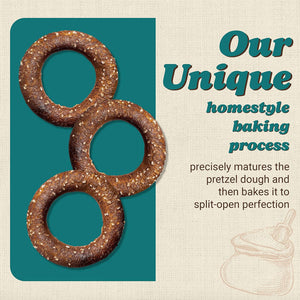 Unique Pretzel Rings, Sourdough Craft Beer Flavor, 12-Pack (11 oz)