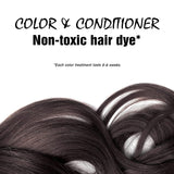 Light Mountain Hair Color/Conditioner, Organic Black, 4 oz, Pack of 3