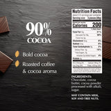 Lindt Excellence 90% Cocoa Dark Chocolate Bar Case of 12 3.5 Oz