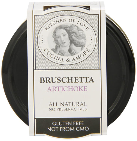 Cucina & Amore Bruschetta Artichoke, Case of 6 (7.9 oz each)