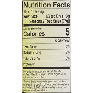 Mrs. Wages Classic Salsa Seasoning Mix, Medium, 12 - .8 Oz. Pk. - Cozy Farm 