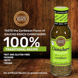 Gaucho Ranch Caribbean Chimichurri Sauce, 12.5 fl oz, Pack of 6