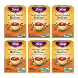 Yogi Bedtime Caramel Herbal Tea, 16 Tea Bags, Case of 6