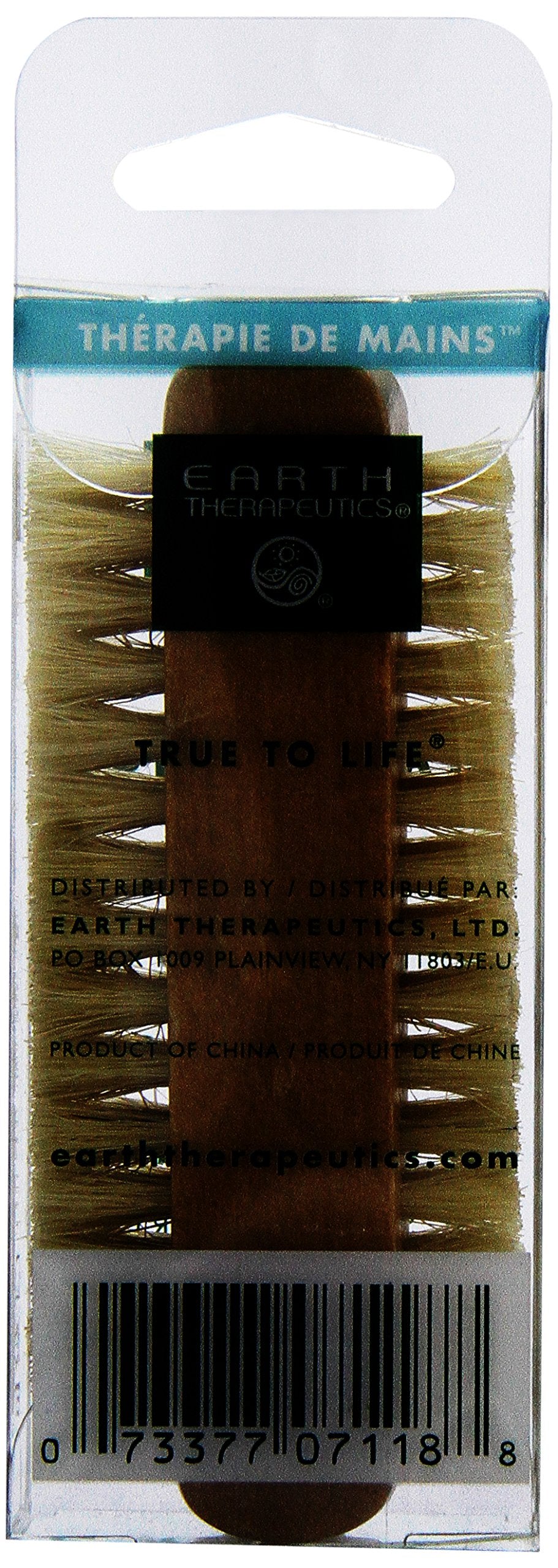 Earth Therapeutics Professional Nail Brush | 100% Pure Bristle | 1 Brush