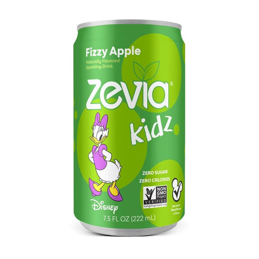 Zevia Kidz Organic, Non-GMO, No Calories, Naturally Flavored Fizzy Apple Spark Drink (Pack of 4-6/7.5 Fl Oz) - Cozy Farm 